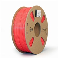 GEMBIRD 3D ABS plastové vlákno pro tiskárny, průměr 1,75mm, 1kg, fluorescentní, červená 3DP-ABS1.75-01-FR