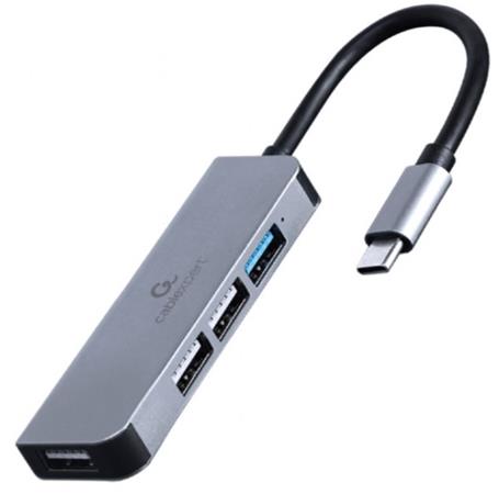 GEMBIRD 4portový USB hub s konektorem typu C – 1× USB 3.1 + 3× USB 2.0 UHB-CM-U3P1U2P3-01