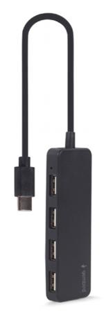 GEMBIRD 4portový USB hub s konektorem typu C – 4× USB 2.0