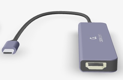 GEMBIRD A-CM-COMBO6-02 víceportový adaptér USB Type C 6v1 Hub + HDMI + čtečka karet