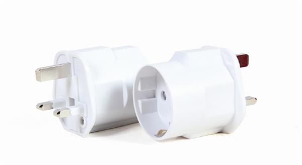 Gembird AC power adapter, EU Schuko socket to UK plug, 13 A A-AC-EUFUKM-01