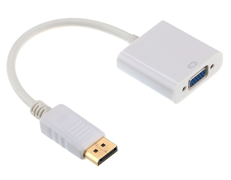Gembird adaptér DisplayPort - VGA, M/F, white A-DPM-VGAF-02-W