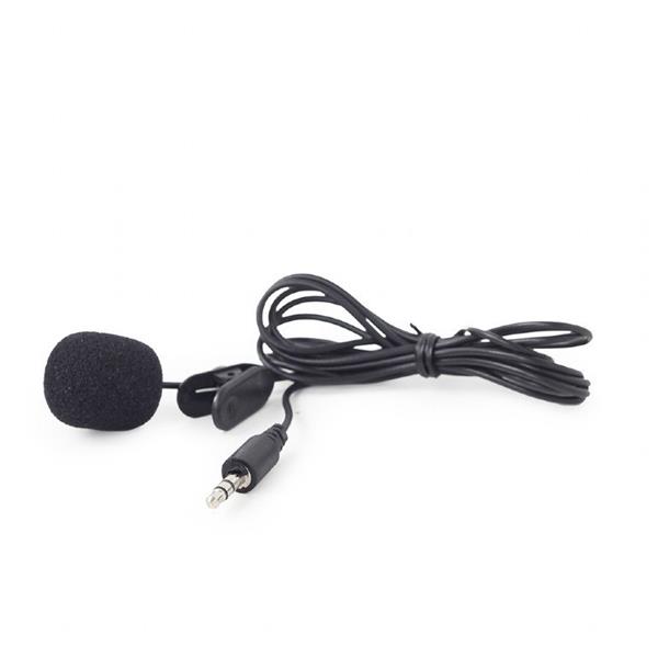 GEMBIRD Clip-on 3.5 mm microphone, black