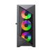 GEMBIRD Fornax 900/Midi Tower/Transpar./Černá CCC-FC-900ARGB