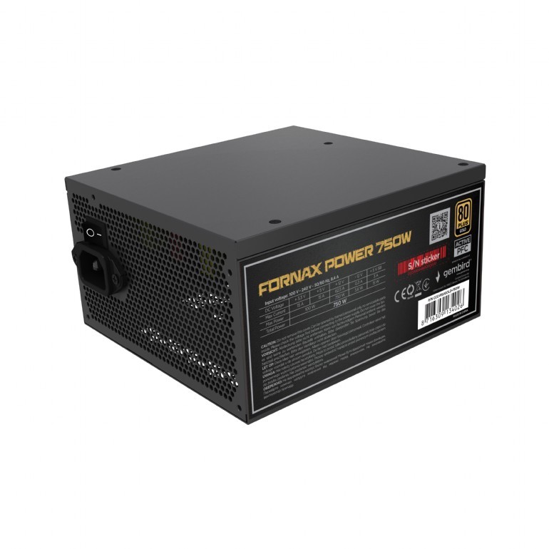 GEMBIRD FX modular 750W 80+ Gold ATX 3.1 CCC-PSUGOLD-750W