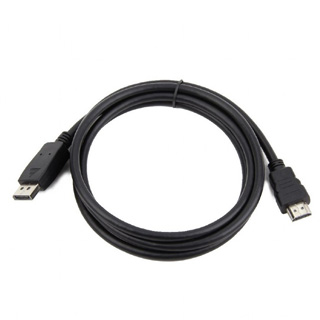 Gembird kábel DisplayPort (M) na HDMI (AM), 5 m, čierny CC-DP-HDMI-5M