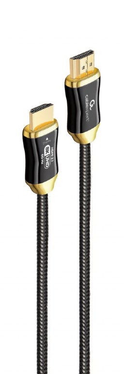 Gembird kábel HDMI 8K High speed (M - M), aktívny, optický (AOC), s Ethernetom, prémiový, pozlátené CCBP-HDMI8K-AOC-30M