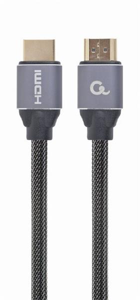 Gembird kábel HDMI High speed (M - M), séria Premium, Ethernet, pozlátené konektory, 10 m CCBP-HDMI-10M