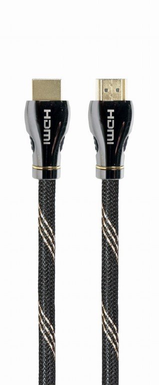 Gembird kábel HDMI Ultra High speed (M - M), 8K UHD, séria Premium, Ethernet, pozlátené konektory, 2 m CCBP-HDMI8K-2M