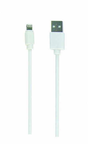 Gembird kábel USB 2.0 ->8-pin (M), biela, 1m