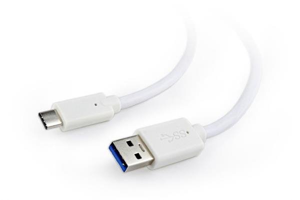 Gembird kábel USB 3.0 (AM) na USB 3.1 (CM), 0.5 m, biely CCP-USB3-AMCM-W-0.5M