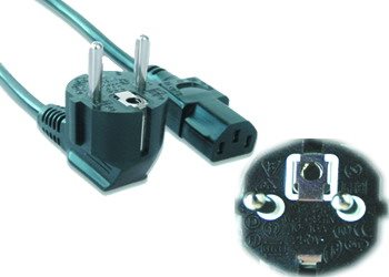 GEMBIRD Napájecí kabel se zástrčkou Schuko a konektorem C13, 10A, 3m PC-186-075-3M