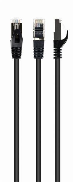Gembird patch kábel S/FTP Cat. 6A LSZH, 20 m, čierny PP6A-LSZHCU-BK-20M