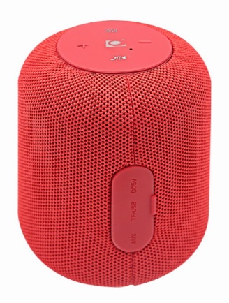 GEMBIRD Přenosný Bluetooth reproduktor červený SPK-BT-15-R