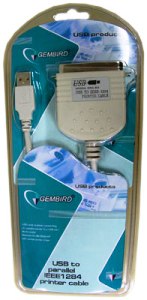 GEMBIRD Redukce USB-LPT 1,8m (centronics C36M) 8716309013253