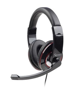 Gembird Sluchátka s mik MHS-001 Gaming black