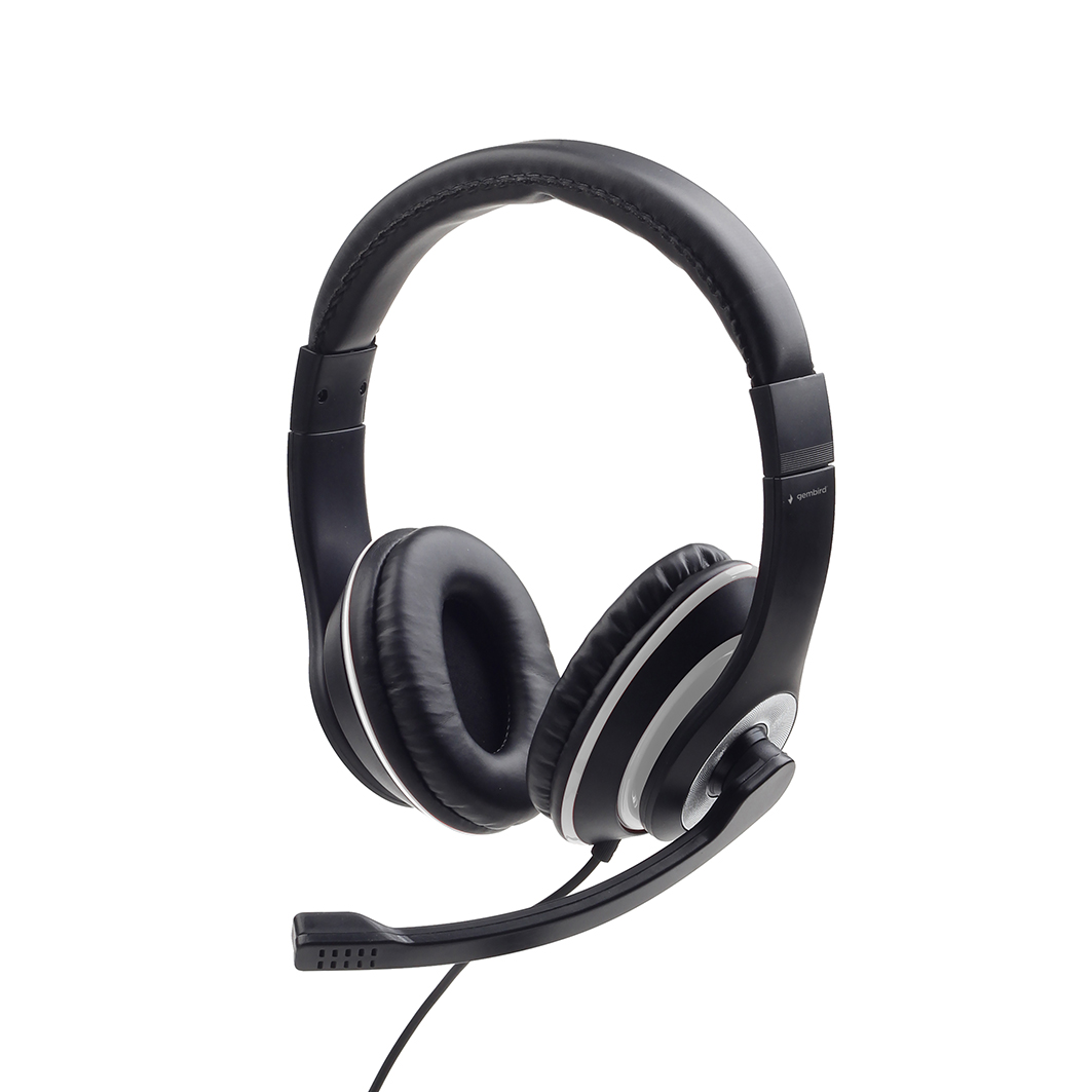 Gembird Stereo Headset MHS-03-BKWT černá