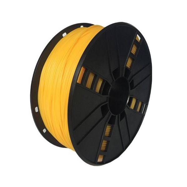 GEMBIRD Struna pro 3D tisk, flexibilní, 1,75mm,1kg, žlutá 3DP-TPE1.75-01-Y