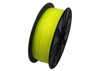 GEMBIRD Tisková struna (filament) PLA, 1,75mm, 1kg, fluorescentní, žlutá 3DP-PLA1.75-01-FY