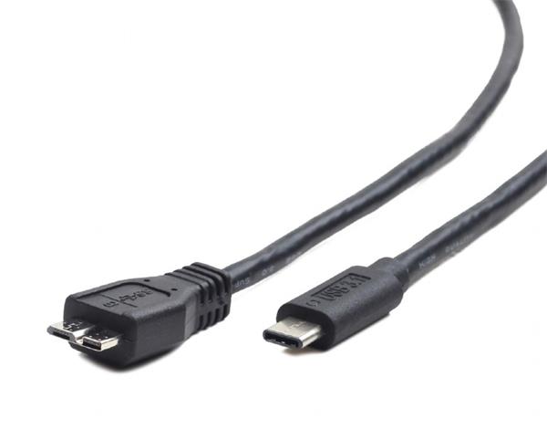 Gembird USB 3.0 BM / USB-C kábel (Micro BM/CM), 1 m CCP-USB3-mBMCM-1M