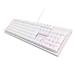 Genesis herní mechanická klávesnice THOR 303/RGB/Outemu Peach Silent/Drátová USB/US layout/Bílá NKG-1879