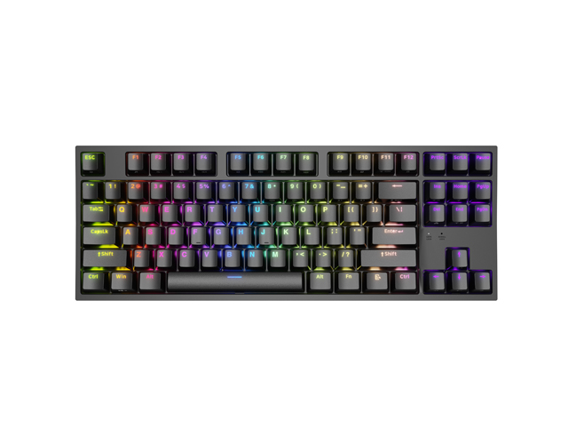 Genesis herní mechanická klávesnice THOR 404/RGB/Khail Box Brown/Drátová USB/US layout/Černá NKG-2071