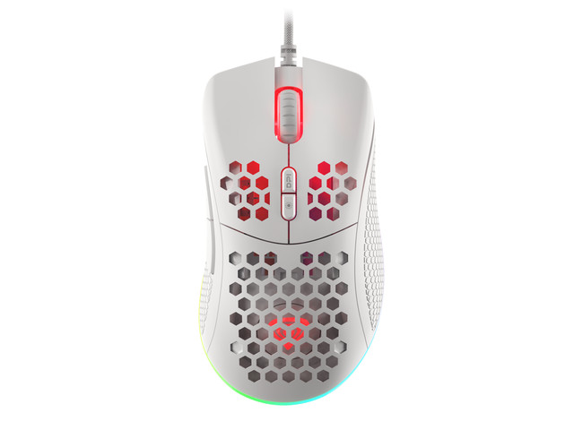 Genesis herní optická myš KRYPTON 555 8000DPI RGB, SW, bílá NMG-1840