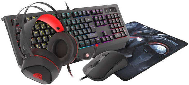 Genesis Herní set 4v1 Cobalt 330 CZ 5901969420470