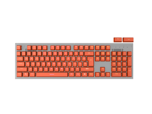 Genesis keycaps LEAD 300, Double Shot, Oranžová NAG-2006