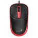 GENIUS DX-123 Sunshine Red/ drátová/ 1200 dpi/ USB/ černočervená 31010033402