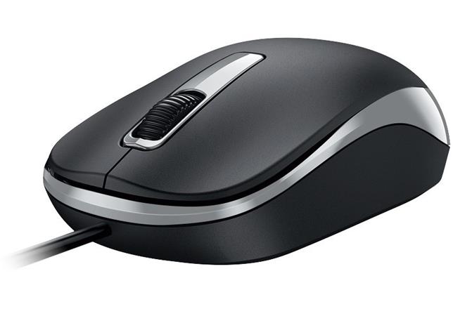 GENIUS DX-125S/ drátová/ tichá/ 1200 dpi/ USB/ černošedá 31010027401