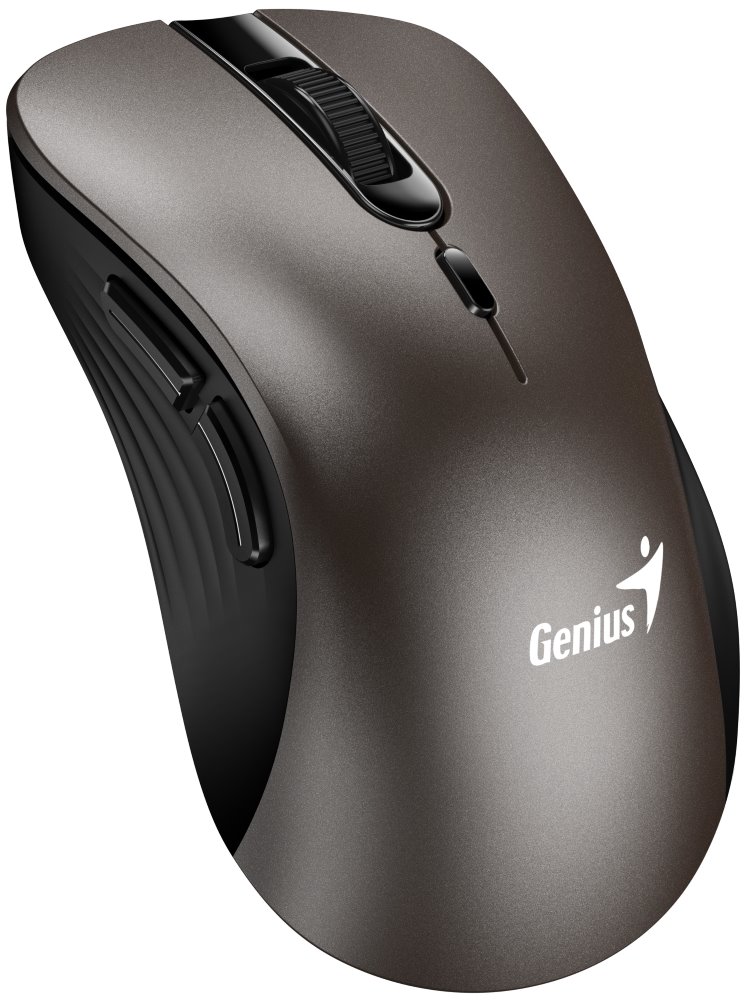 GENIUS Ergo 8100S Champagne Titanium/ 1600 dpi/ bezdrátová/ 6tlačítek/ tichá/ titanová 31030034402