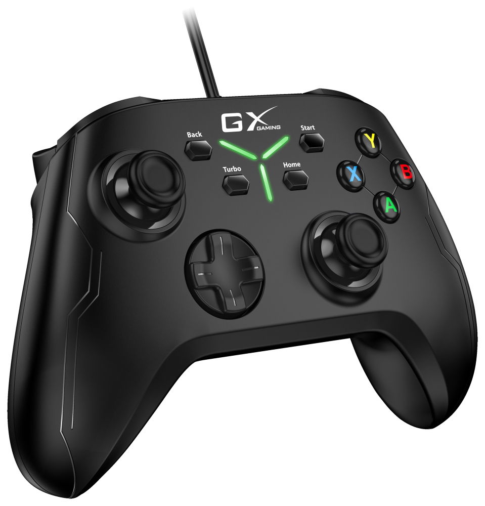 GENIUS GX Gaming gamepad GX-21UV/ drátový/ USB/ duální vibrace/ pro PC, PS3, PS4, Switch, Switch Lite a Andr 31610005400