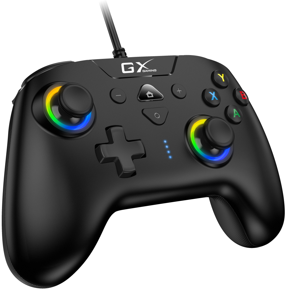 GENIUS GX Gaming gamepad GX-23UV/ drátový/ USB/ duální vibrace/ pro PC, PS3, PS4, Switch, Switch Lite a Andr 31610004400
