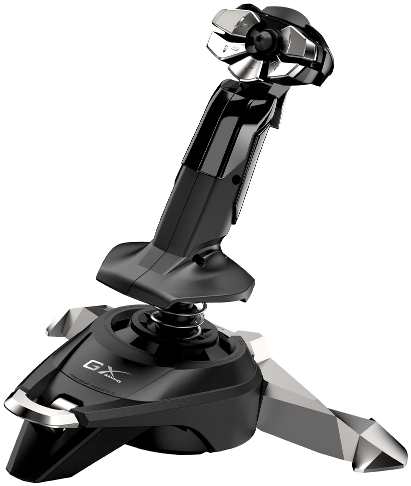 GENIUS GX Gaming joystick MaxFire F27/ drátový/ USB/ 4směrový/ 12 funkčních tlačítek/ pro PC 31600001400
