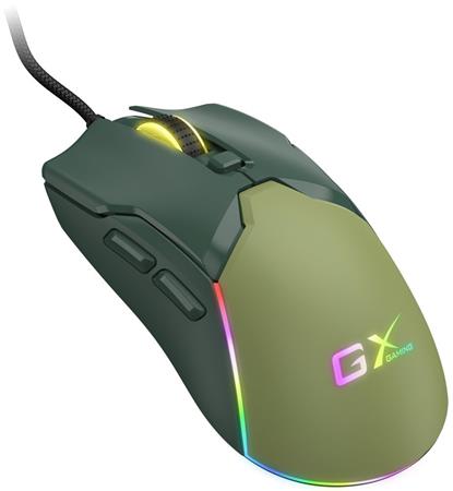GENIUS GX GAMING Scorpion M700 Army Green/ drátová/ RGB podsvícení/ 800-7200 dpi/ USB/ 6tlačítek/ zelená 31040009401