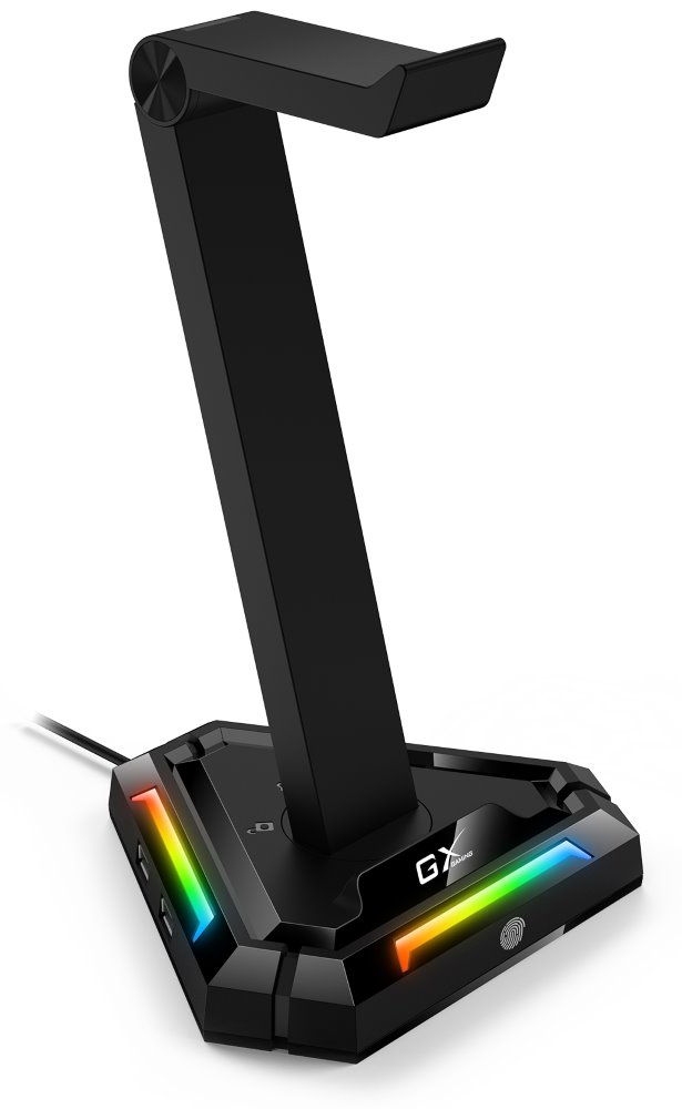 GENIUS GX-UH100/ stojan na headset/ RGB/ USB hub (2x USB, 2x USB-C) 31250017400