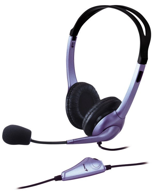 GENIUS headset - HS-04S (sluchátka + mikrofon), single jack 31710156101