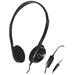GENIUS headset HS-200C, 2x 3,5 jack, redukce na single jack 31710151104
