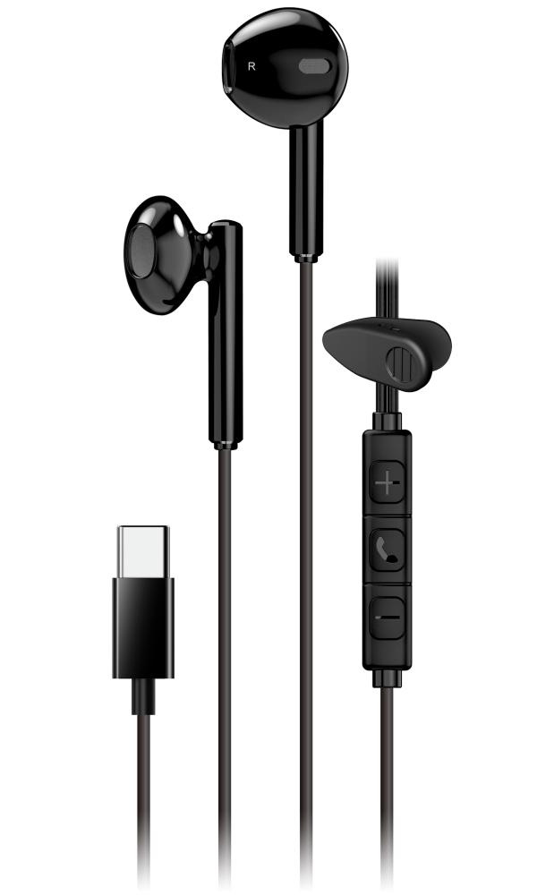 GENIUS headset HS-M366 Black/ černý/ USB-C/ 360°rotační klip 31710033400
