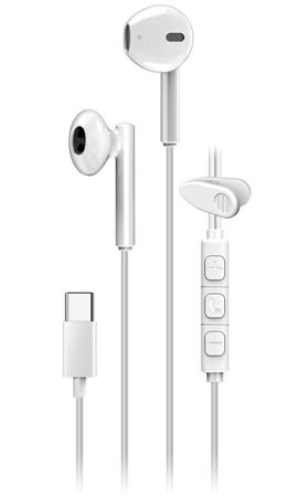 GENIUS headset HS-M366 White/ bílý/ USB-C/ 360° rotační klip 31710033401