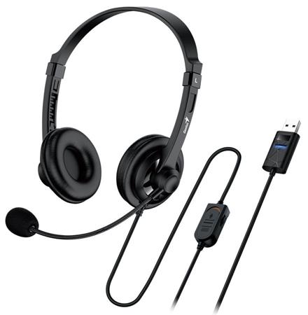 Genius HS-230U/Stereo/USB/Drát/Černá 31710021400