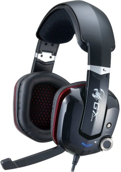 Genius, HS-G700V, herné slúchadlá s mikrofónom, čierna, USB 31710043101