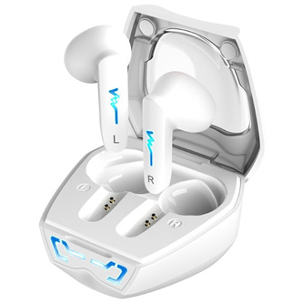 Genius HS-M920BT, mikrofón, prepínanie skladieb, biela, 2.0, s nabíjacou krabičkou, šport. typ USB- 31710024400