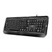 Genius KB-118, klávesnica CZ/SK, klasická, vode odolná typ drôtová (USB), čierna, DOPREDAJ 31300010403