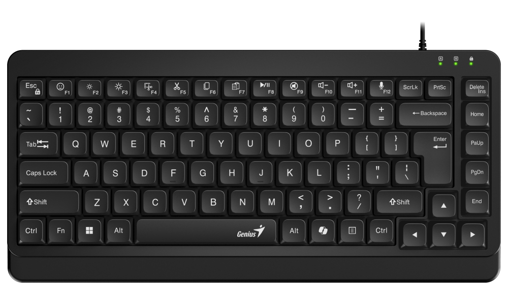 GENIUS LuxeMate 109/ Drátová/ USB/ Copilot/ černá/ CZ+SK layout 31310060403