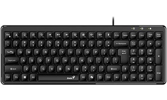 Genius LuxeMate 120 Copilot klávesnica káblová (USB) CZ/SK, čierna 31310059403