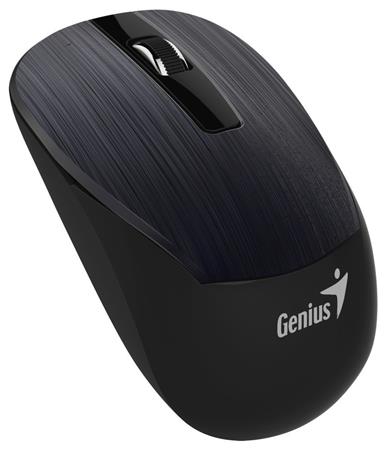 Genius NX-7015, Myš, bezdrátová, optická, 1600DPI, 3 tlačítka, Blue-Eye senzor, USB-C, černá 31030019417