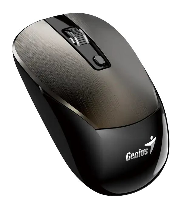 GENIUS NX-7125 Chocolate/ 1200 dpi/ bezdrátová/ Copilot/ 4tlačítková/ USB-A/ USB-C/ čokoládová 31030044401