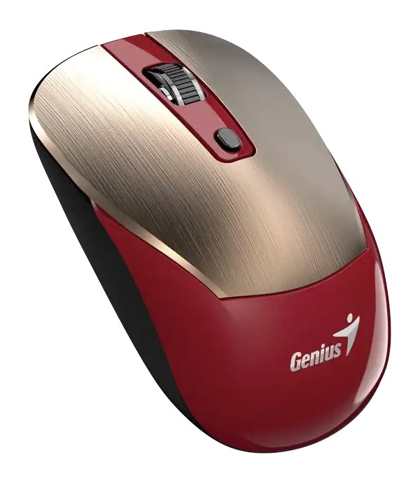 GENIUS NX-7125 GoldRed/ 1200 dpi/ bezdrátová/ Copilot/ 4tlačítková/ USB-A/ USB-C/ červenozlatá 31030044403
